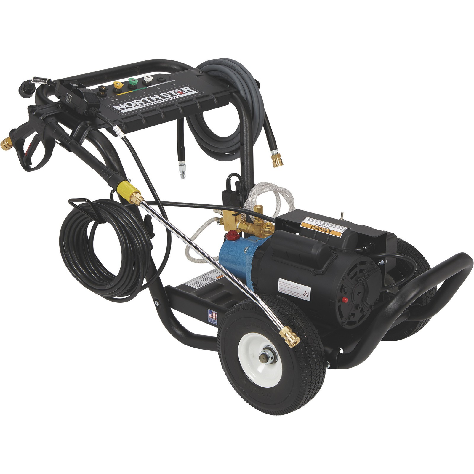 NorthStar Electric Cold Water Total Start/Stop Pressure Washer, 2000 PSI, 1.5