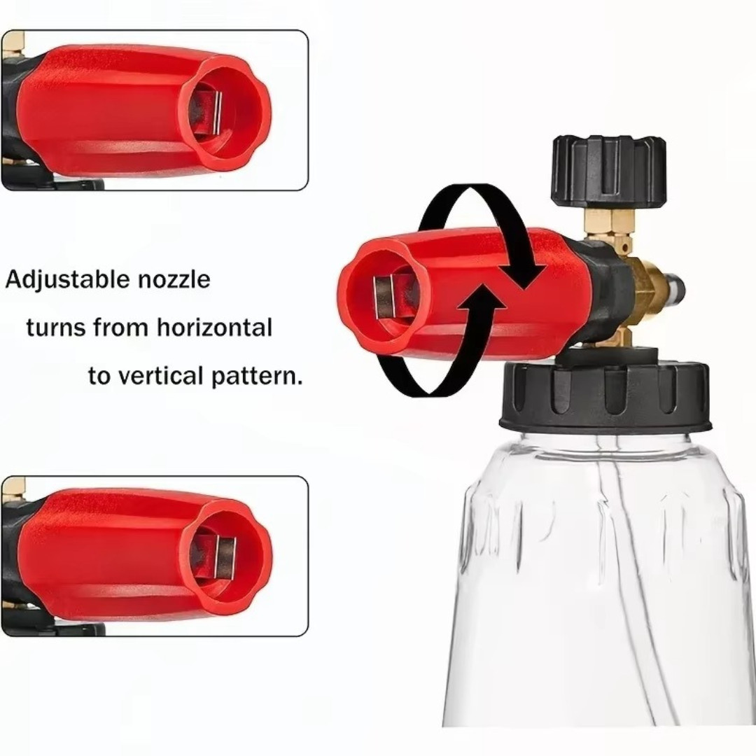 Snow Foam Lance Cannon Soap Bottle Sprayer For Pressure Washer Gun Jet Car Wash