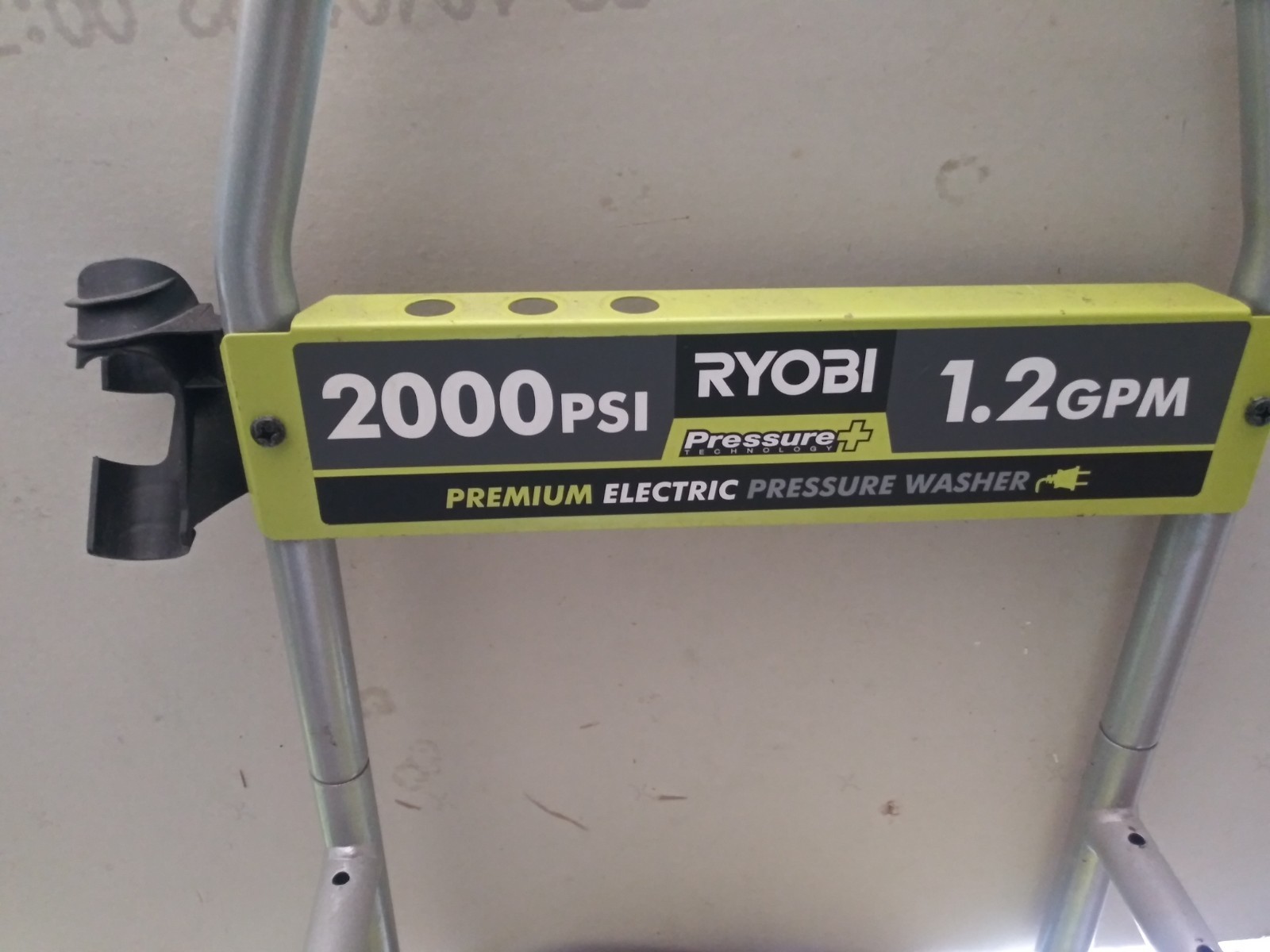 RYOBI Model RY141900VNM pressure washer OEM Performance Panel