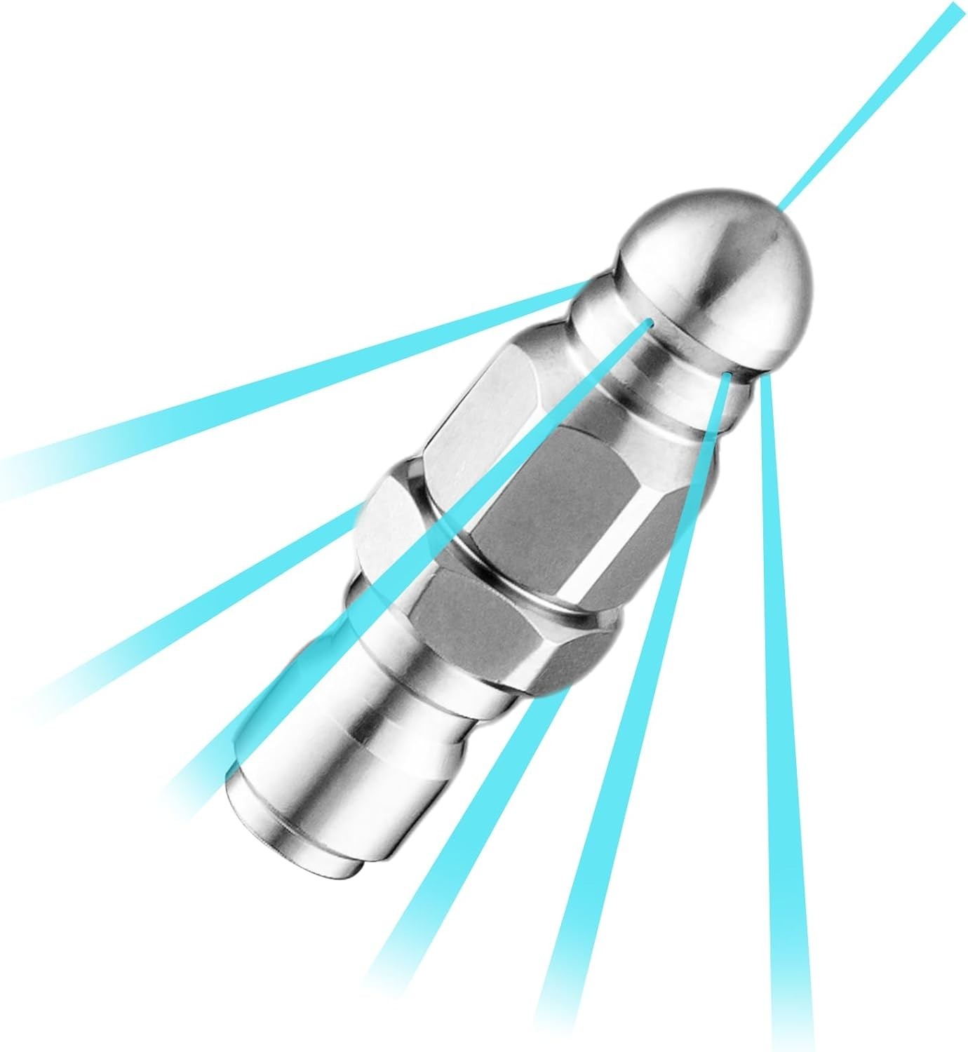 Pressure Washer Nozzle, 3/8″ Quick Connect, Stainless Steel, 5000 PSI