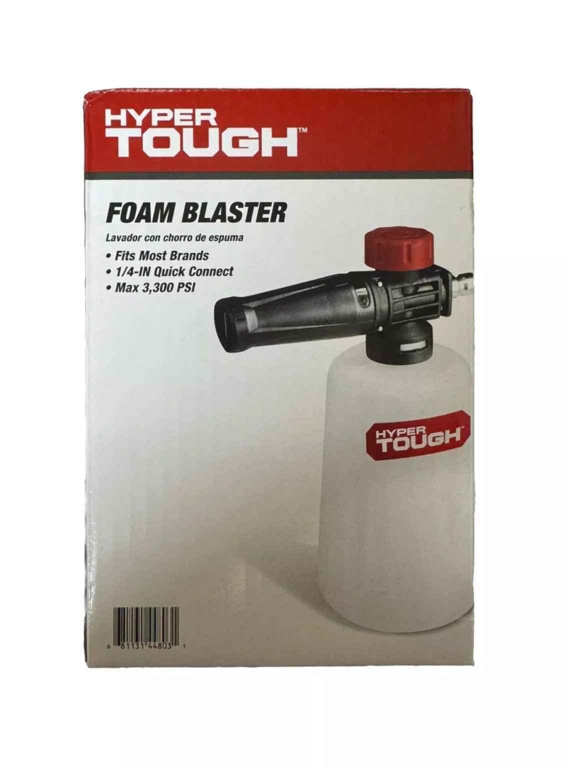 Hyper Tough Foam Blaster for Gas & Electric Pressure Washer, 25.4 fl oz