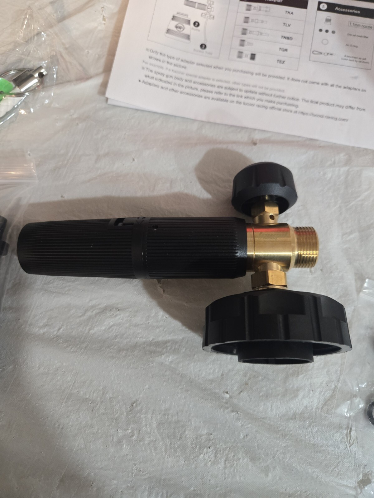 Tucool Racing Store Adjustable Foam Cannon For Karcher K Series K2K3K4K5K6K7…