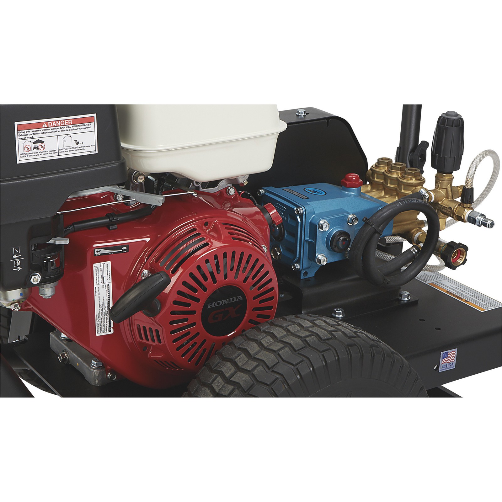 NorthStar Gas Cold Water Pressure Washer, Honda GX390 OHV Engine, 4000 PSI, 3.5