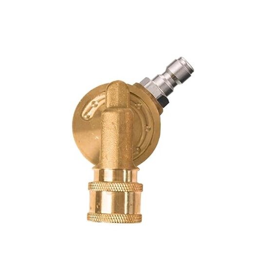 Pressure Washer Pivoting Coupler, 7 Angles Gutter Cleaner Attachment, 240