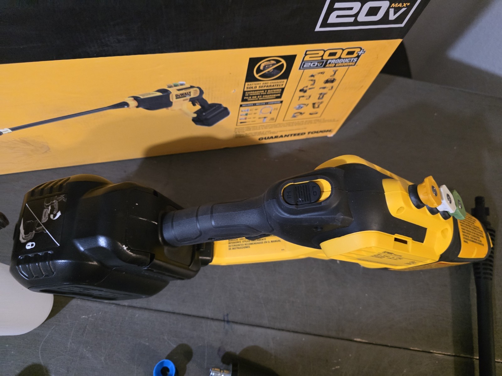 DEWALT 20V MAX 550 PSI Cold Water Power Cleaner (TOOL ONLY) DCPW550B