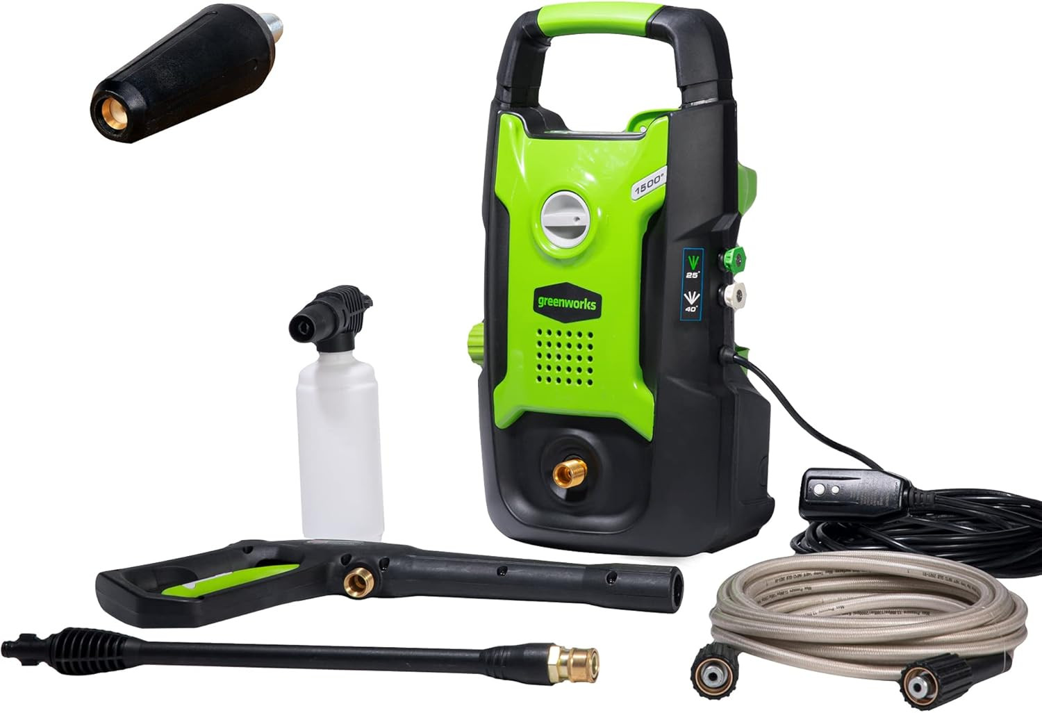 1500 PSI Portable Pressure Washer with Turbo Nozzle – GPW1501