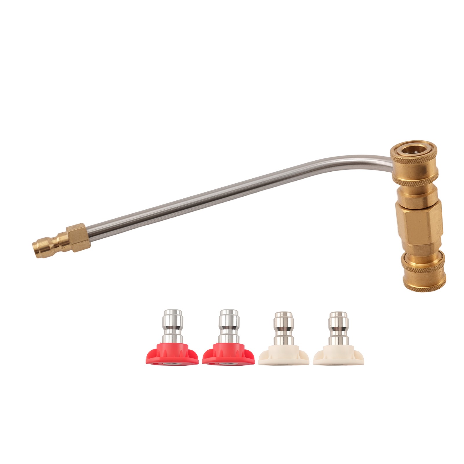 Gutter Cleaning Wand 4000PSI with Multi-Directional Spray for Pressure Washer