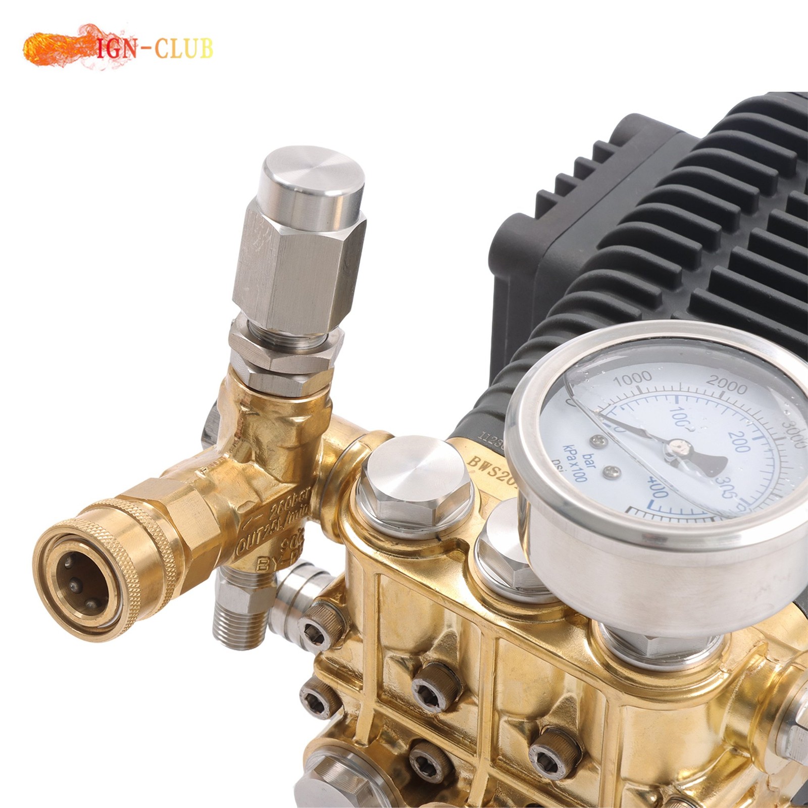 Belt Drive 5.6GPM 4.5 HP General Right Shaft 3500 PSI Pressure Washer Pump