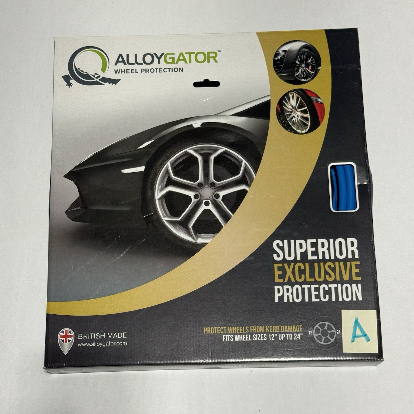 AlloyGator Blue Rim Protector for Car Wheels Fits 12-24 Wheel Diameter Listing A