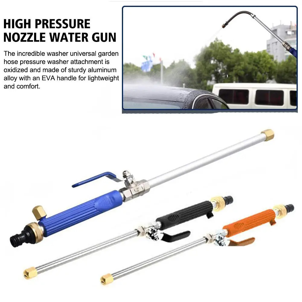 Car Washing Maintenance High Pressure Power Water Gun Pipe Hose Water Cleaning J