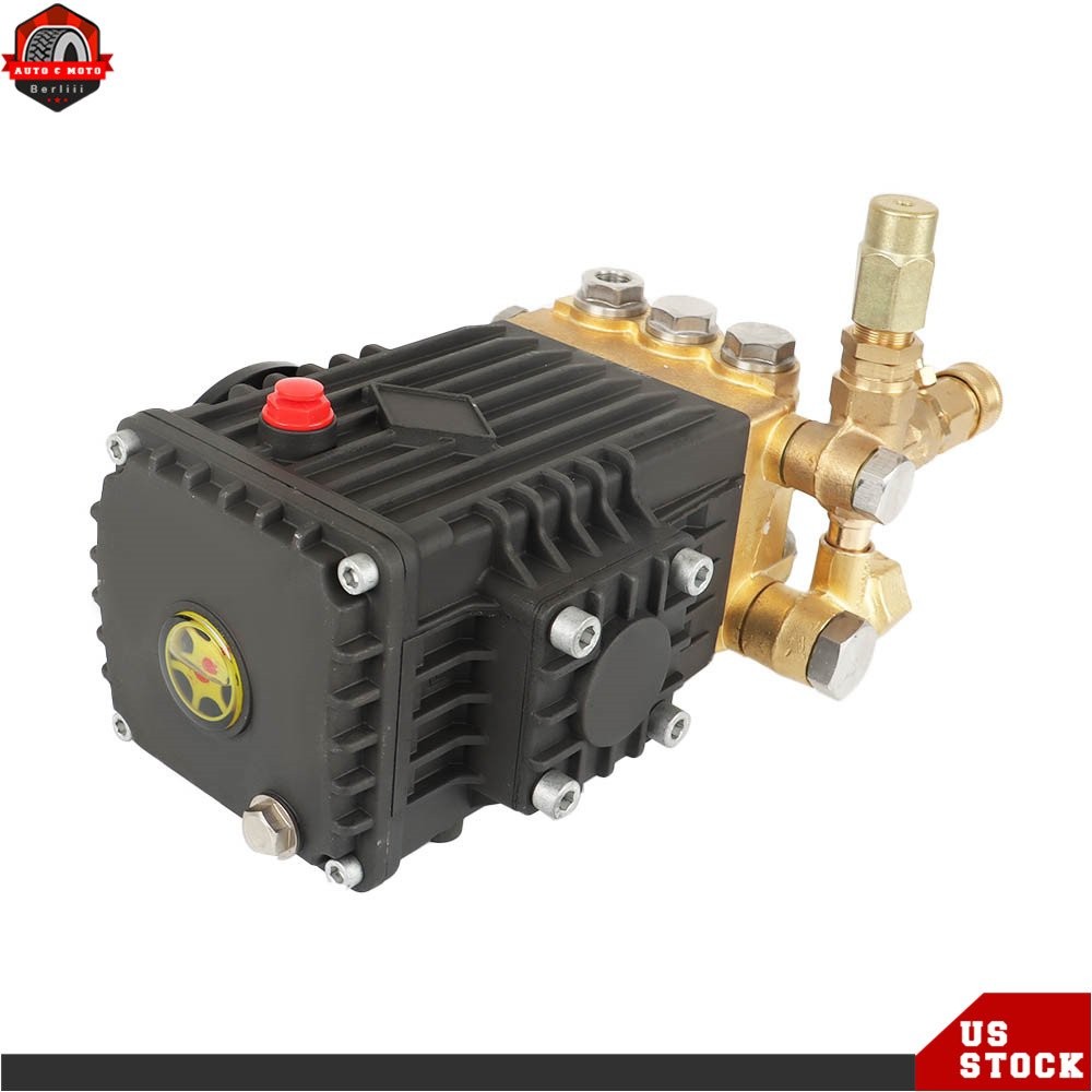 3600 PSI 4.9GPM Pressure Power Washer Pump 24mm Solid Shaft Belt Drive New