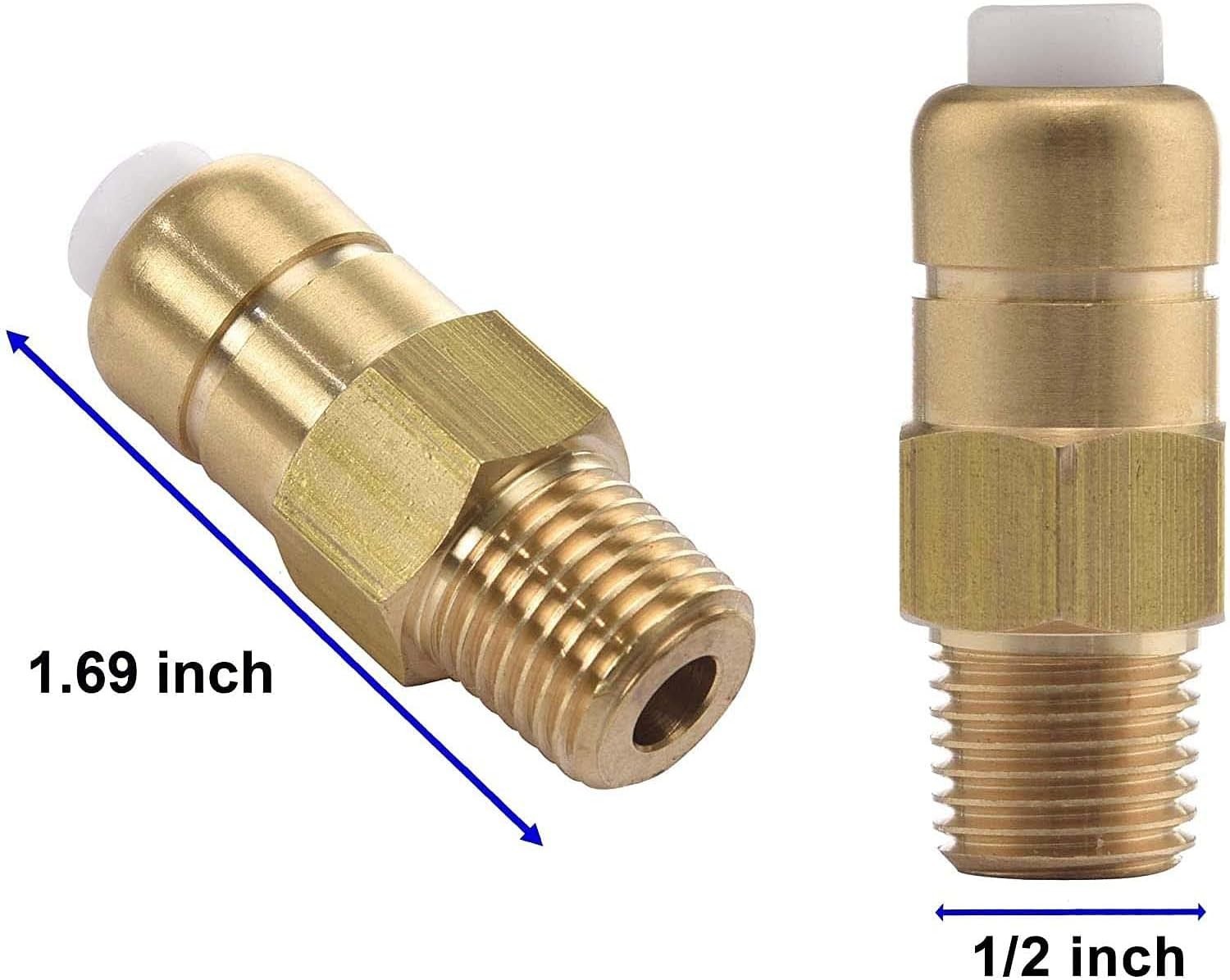 Brass Thermal Release Valve – 1/4 Inch NPT, Fits Most Pressure Washers