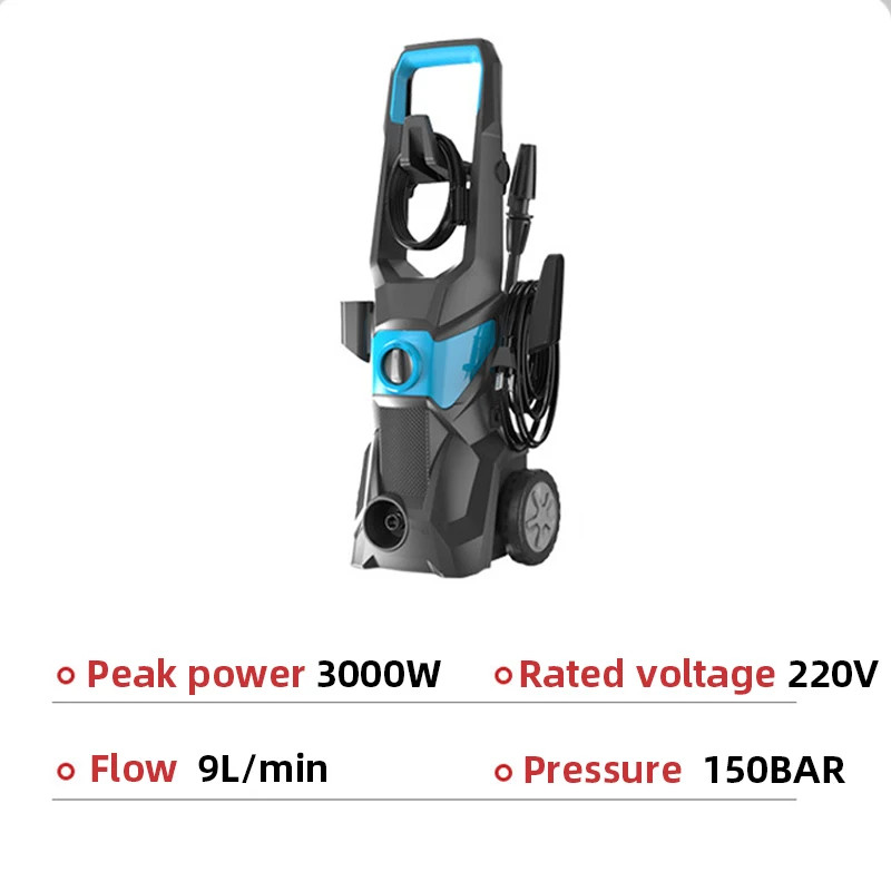 Portable High Pressure Car Washer – Automatic Household Cleaning Machine 220v