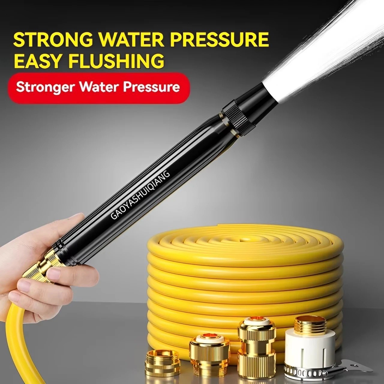 High Pressure Car Wash Water Gun Spray Nozzle Portable Washer for Auto
