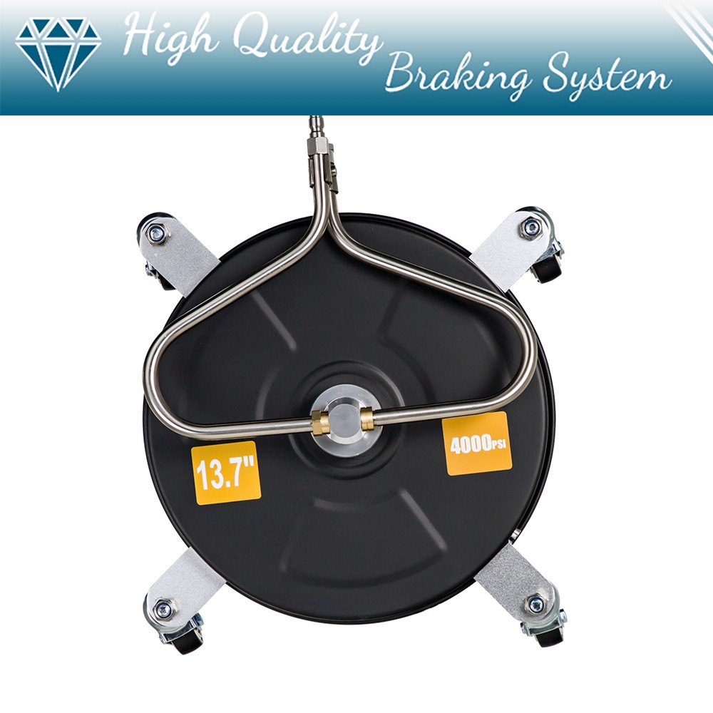 High Pressure Washer Surface Cleaner Stainless Steel 13.7 Inch 4000PSI
