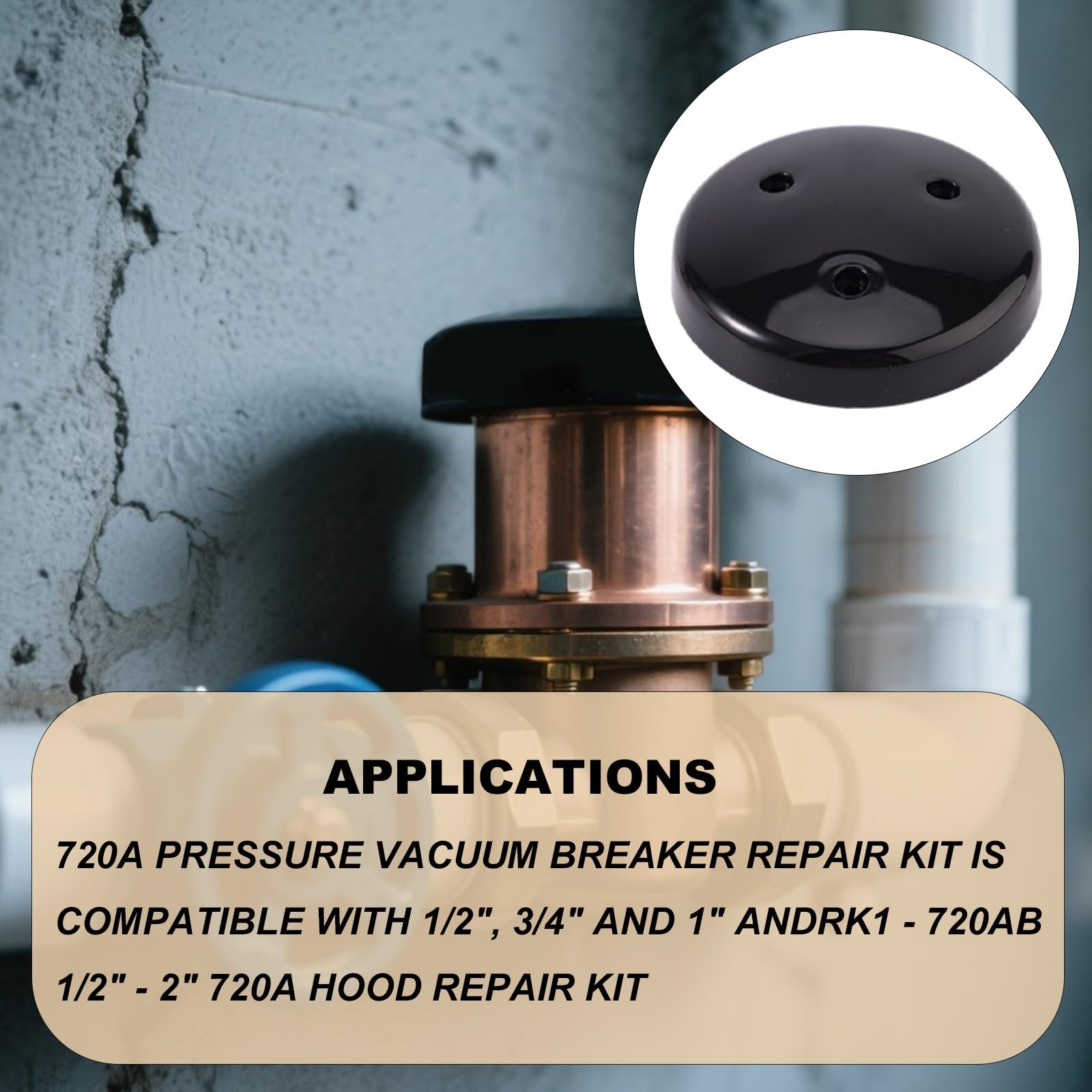 Zurn Wilkins 720A PVB Repair Kit – 1/2″ 3/4″ 1″ Backflow Preventer Parts