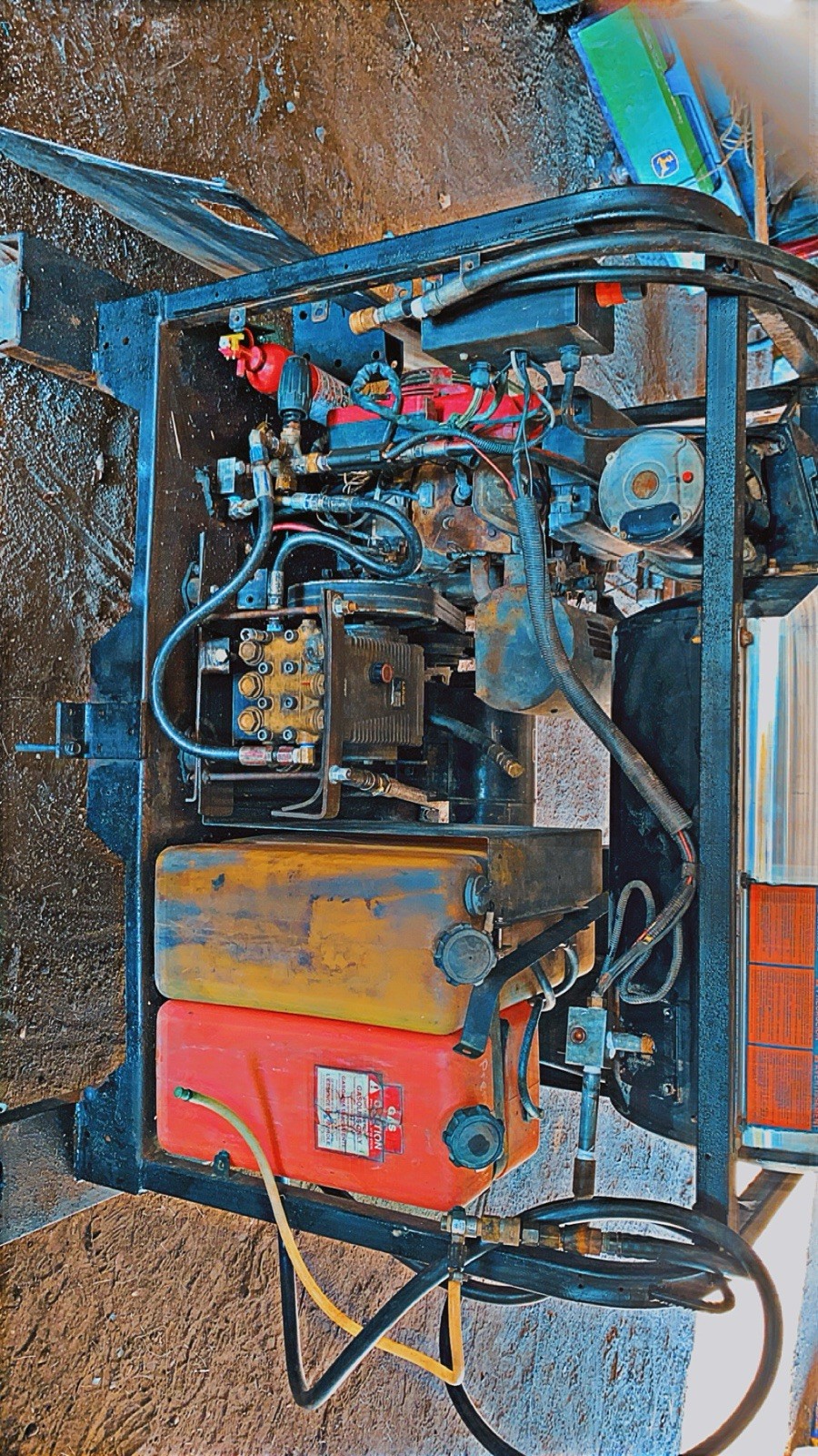 Landa Hot Water Pressure Washer/ Steamer Skid Unit Including 2-100’ 6000psi Hose