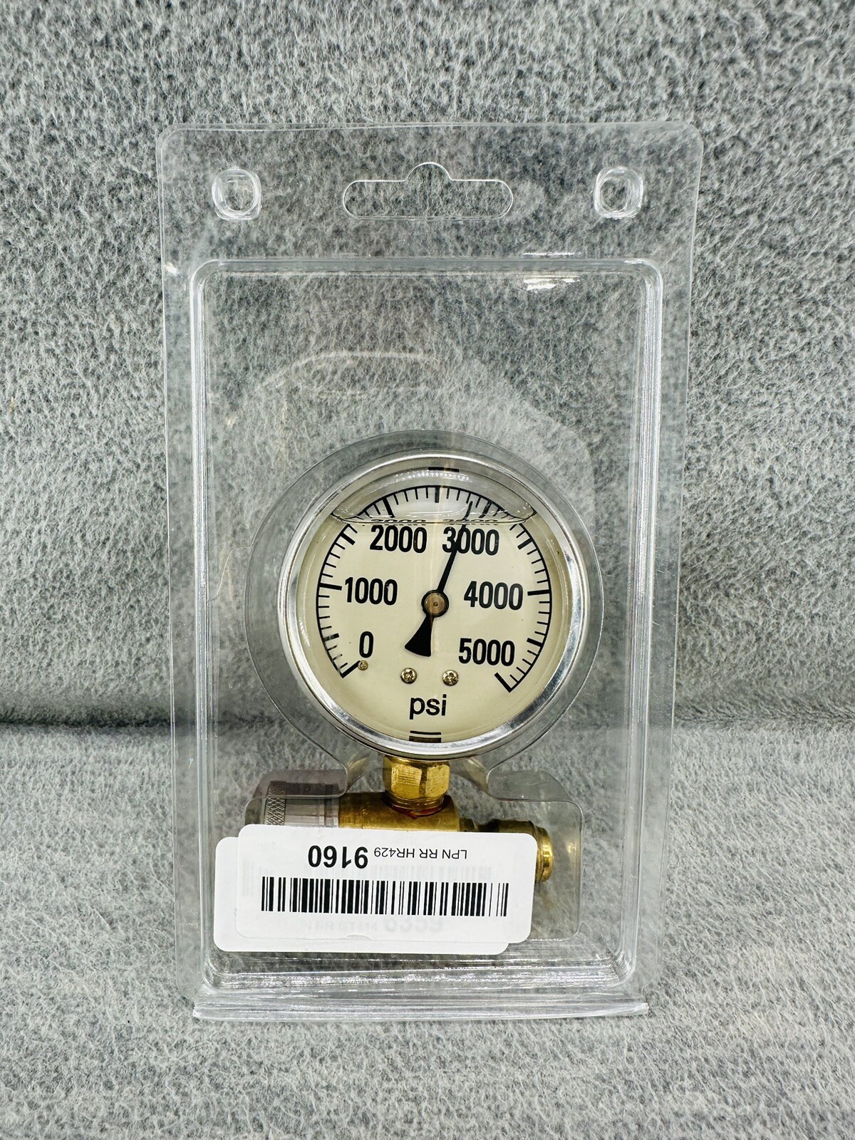 PRESSURE WASHER – Pressure Gauge 5000 PSI 3/8 in GC