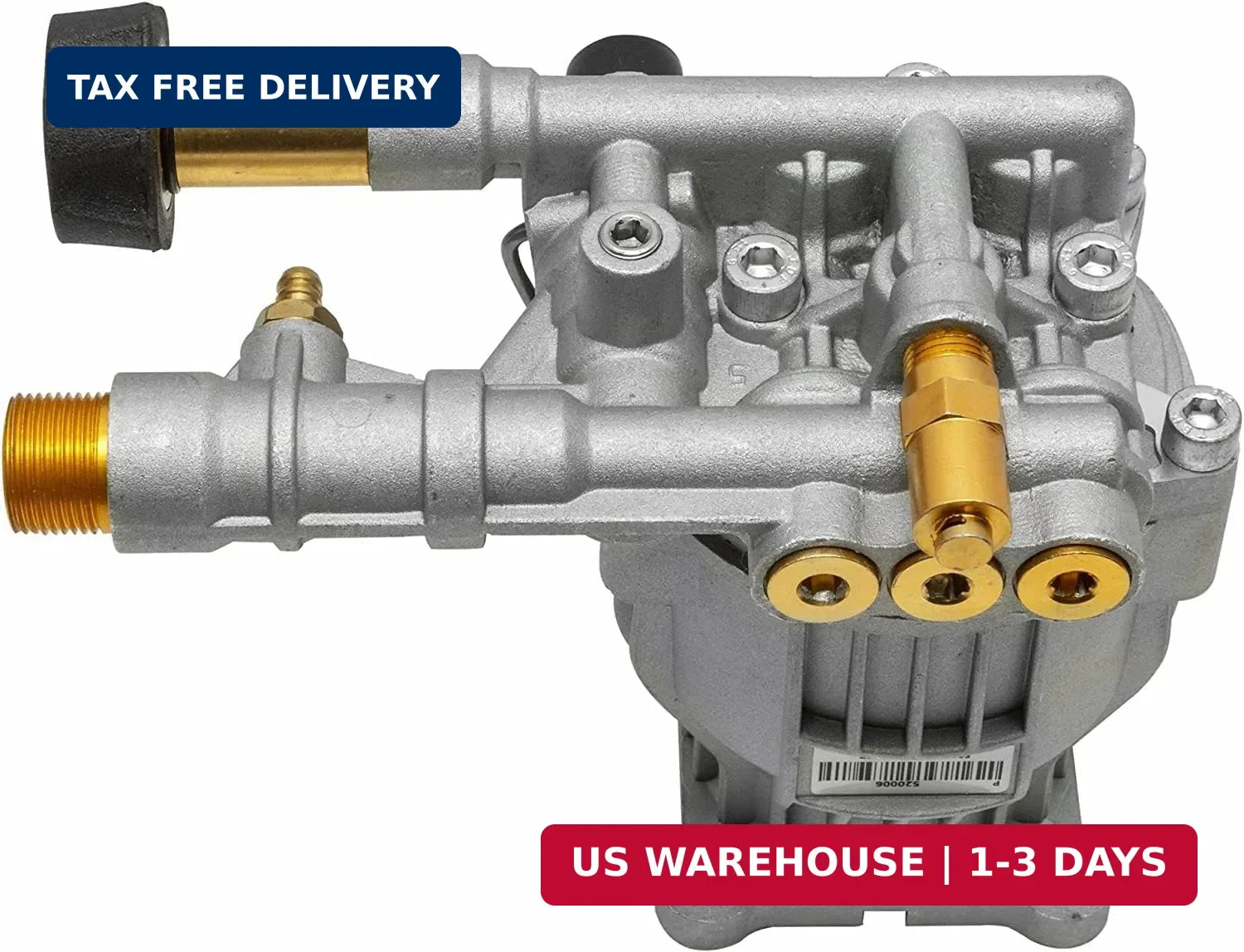 OEM Technologies 3300 PSI 2.4 GPM Replacement Pressure Washer Pump Kit, Horizont