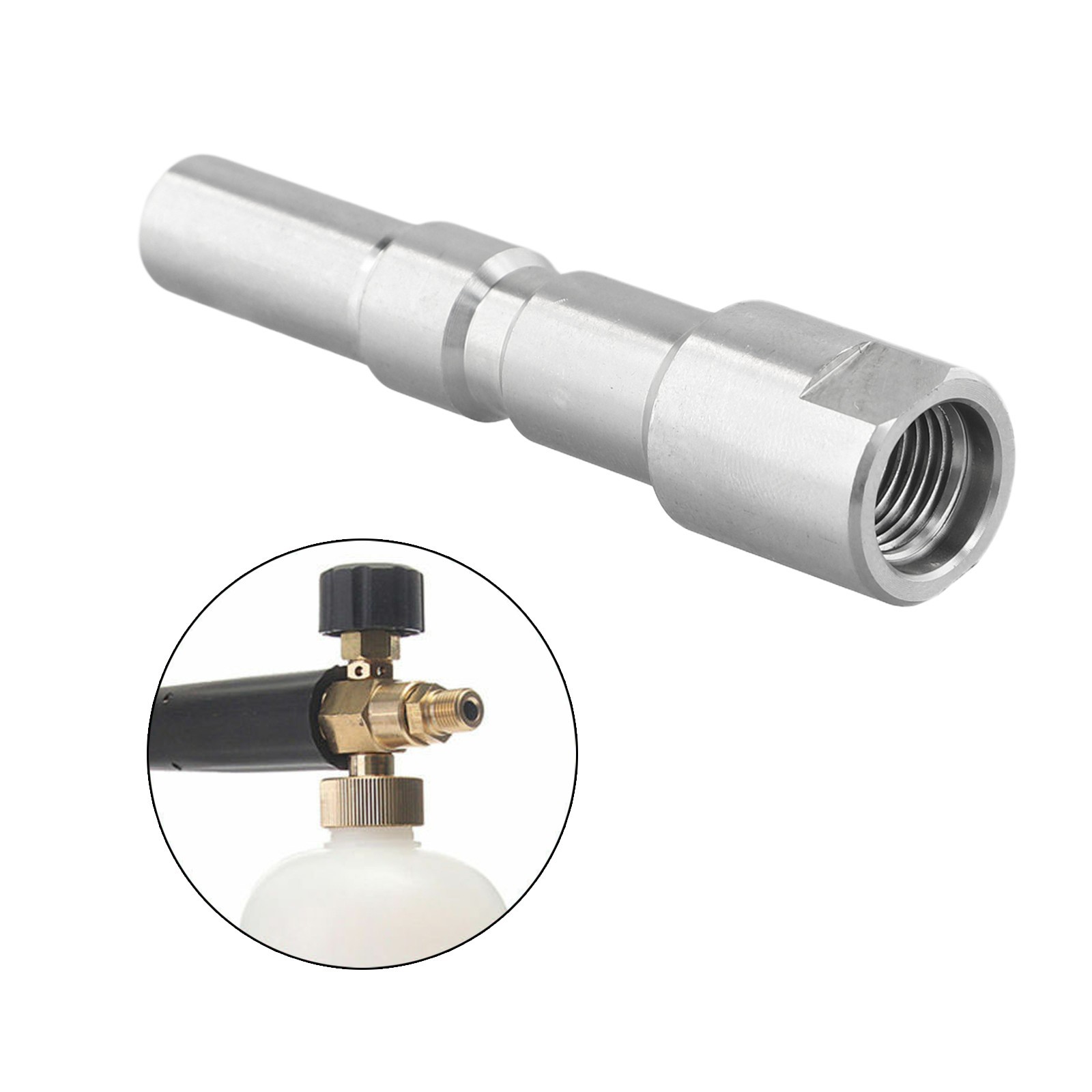 1/4″ Adapter Connector Snow Foam For Nilfisk KEW Alto Pressure Washer Convenient
