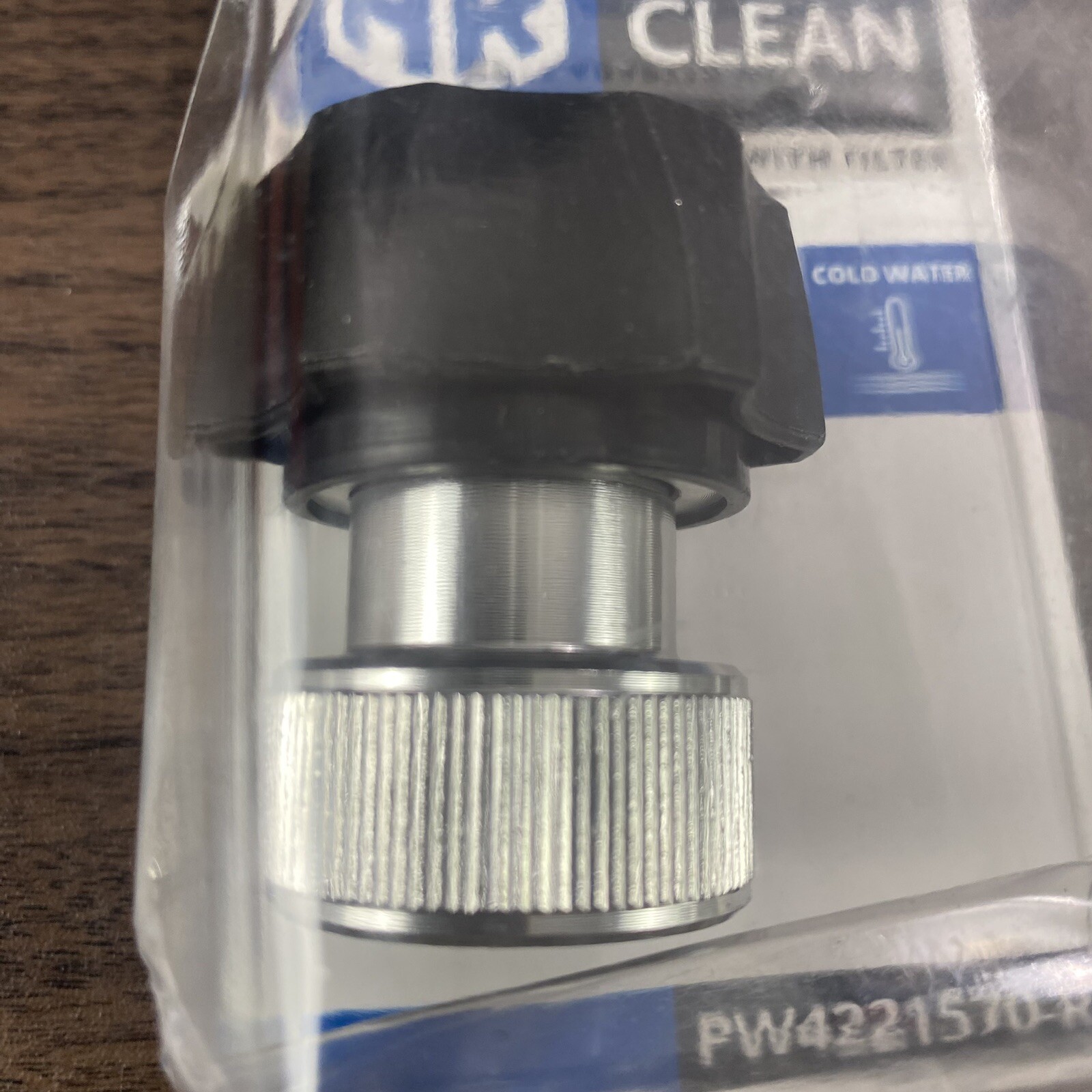 Blue Clean Garden Hose Adapter Aluminum PW4221570-R
