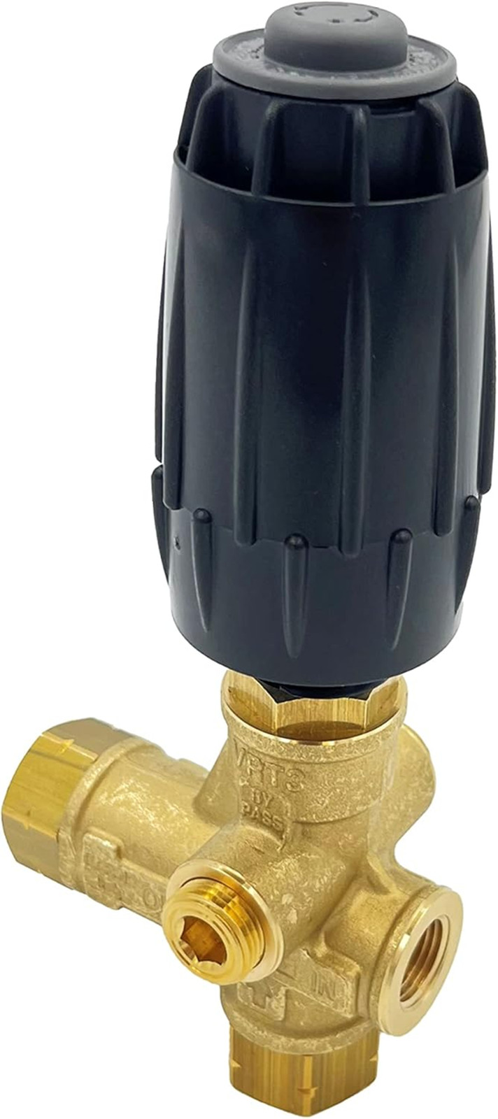 Pressure Washer Unloader Valve Brass VRT3-310 4500 PSI 10.5 GPM Adjustment Knob
