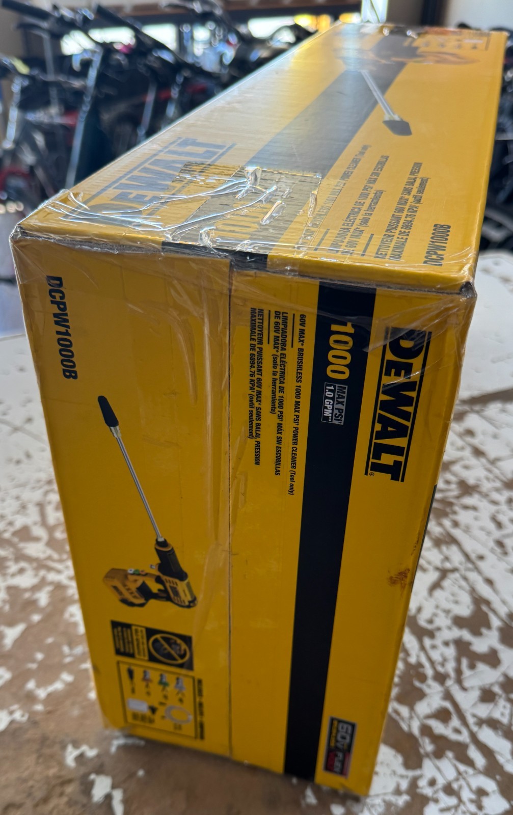Dewalt FLEXVOLT DCPW1000B 60V MAX Brushless 1000 Max PSI Power Cleaner TOOL ONLY