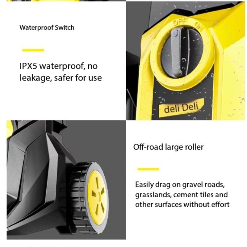 220V Pressure Pump Powerful Floor Scrubber High-Power Household Cleaning Wonder