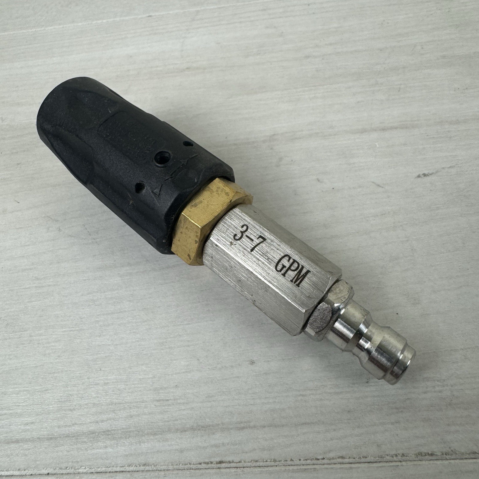 Adjustable Downstream 1/4 Soft Wash Nozzle Quick Connect Pressure Washers 3-7GPM