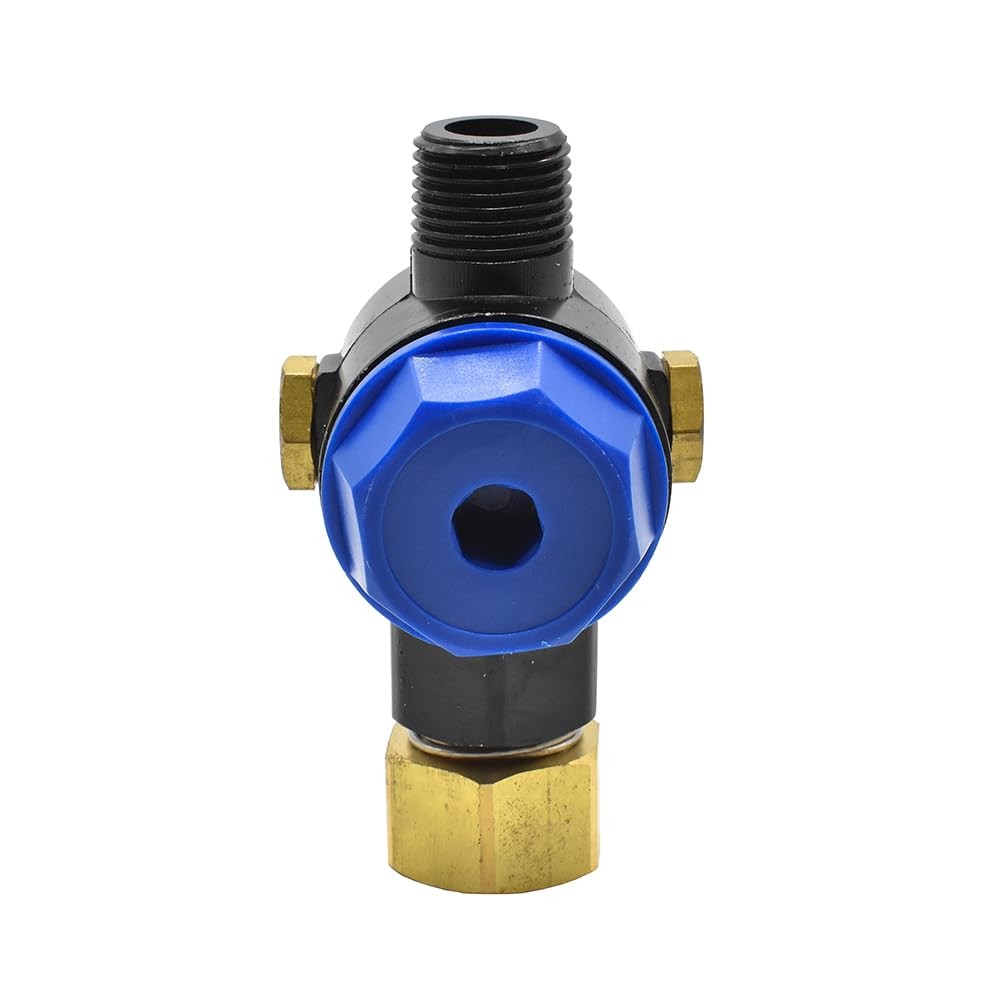 PW7204 Water Inlet Filter 3/4 Inch Female NH 1/2 Inch MNPT Blue Hardware Tool