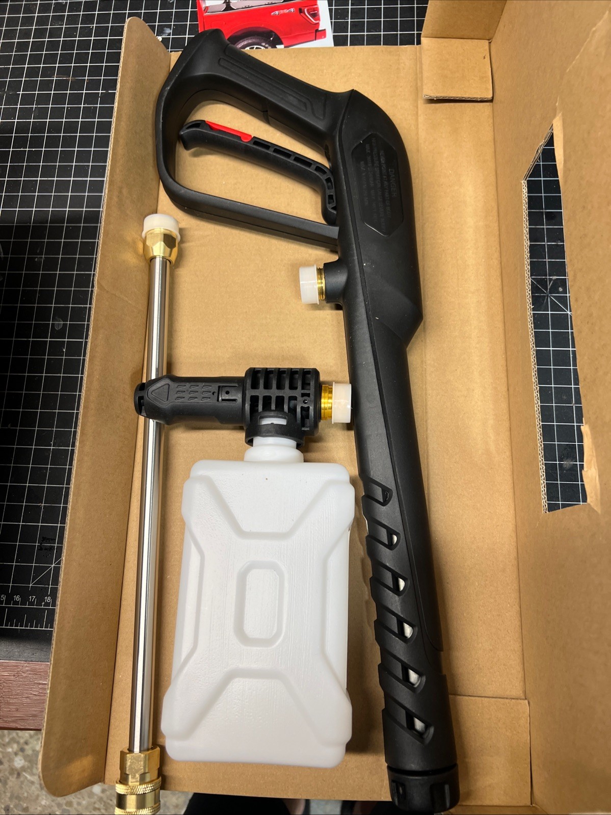 Active 2.0 Pressure Washer – Gun + Lance + Foam Cannon + Hose