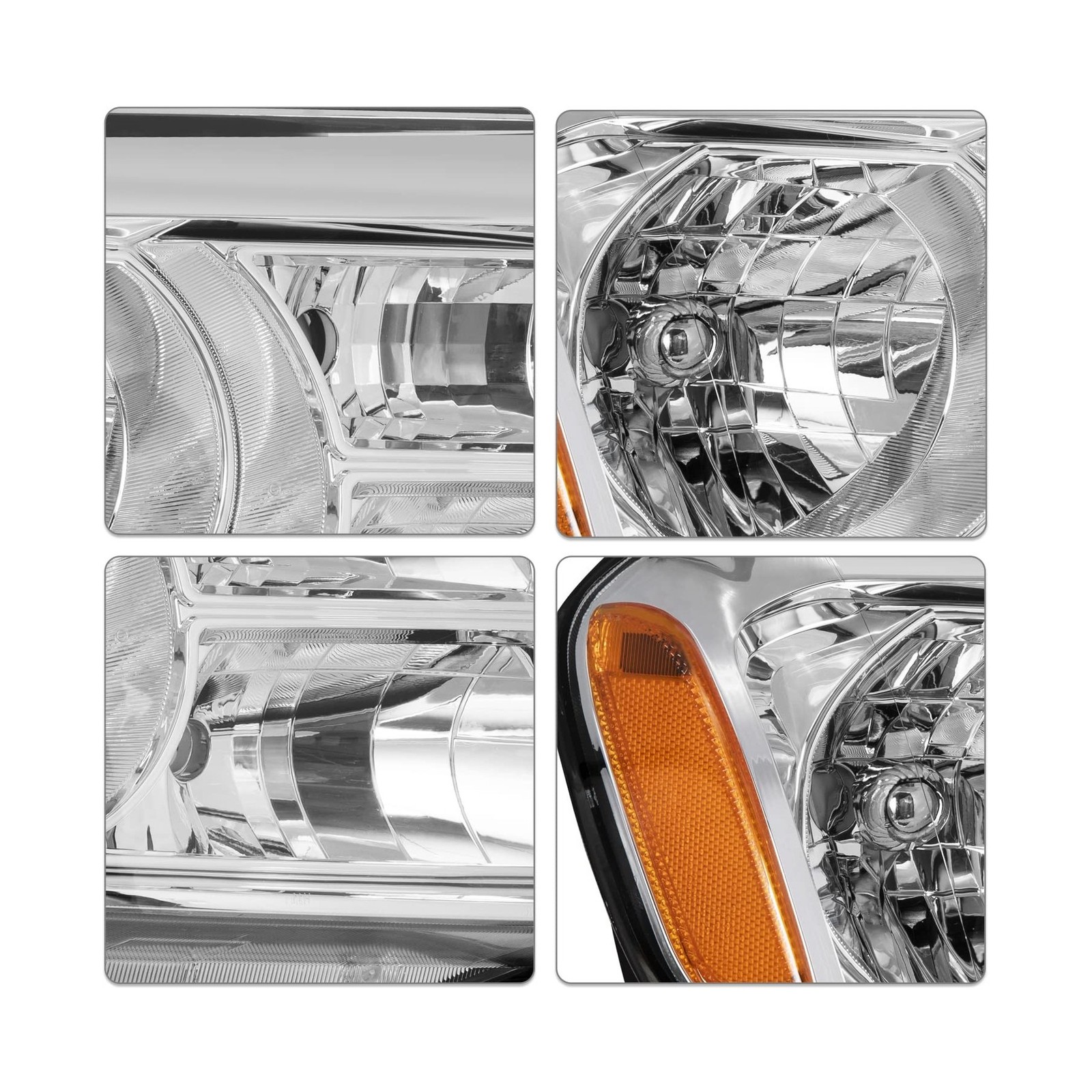 SOCKIR Headlight Assembly [Bulbs Included] Fit 2012 2013 2014 2015 Honda Pilo…