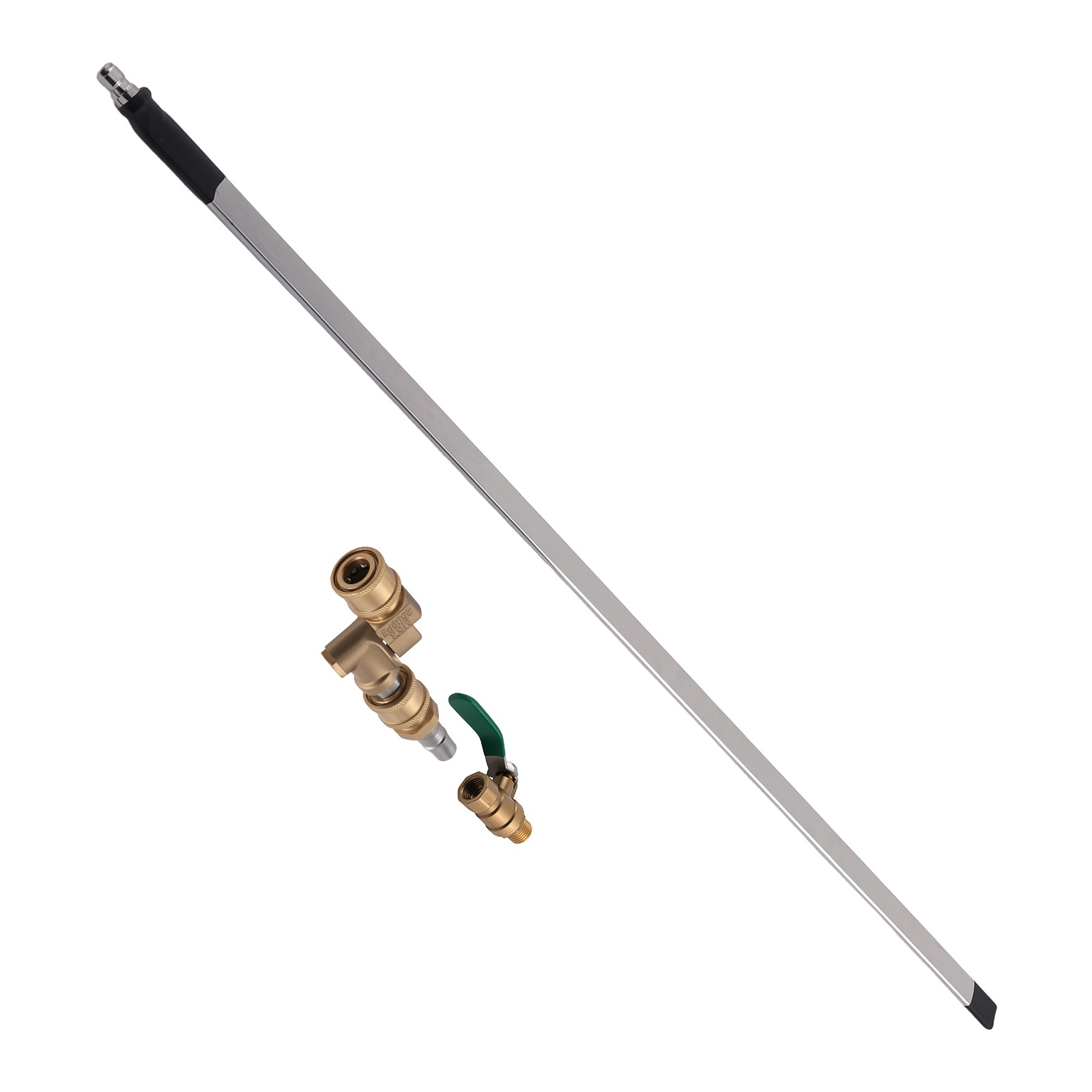 31.5″ Radiator Genie Cleaning Wand High Pressure Tool Quick Connect Valve