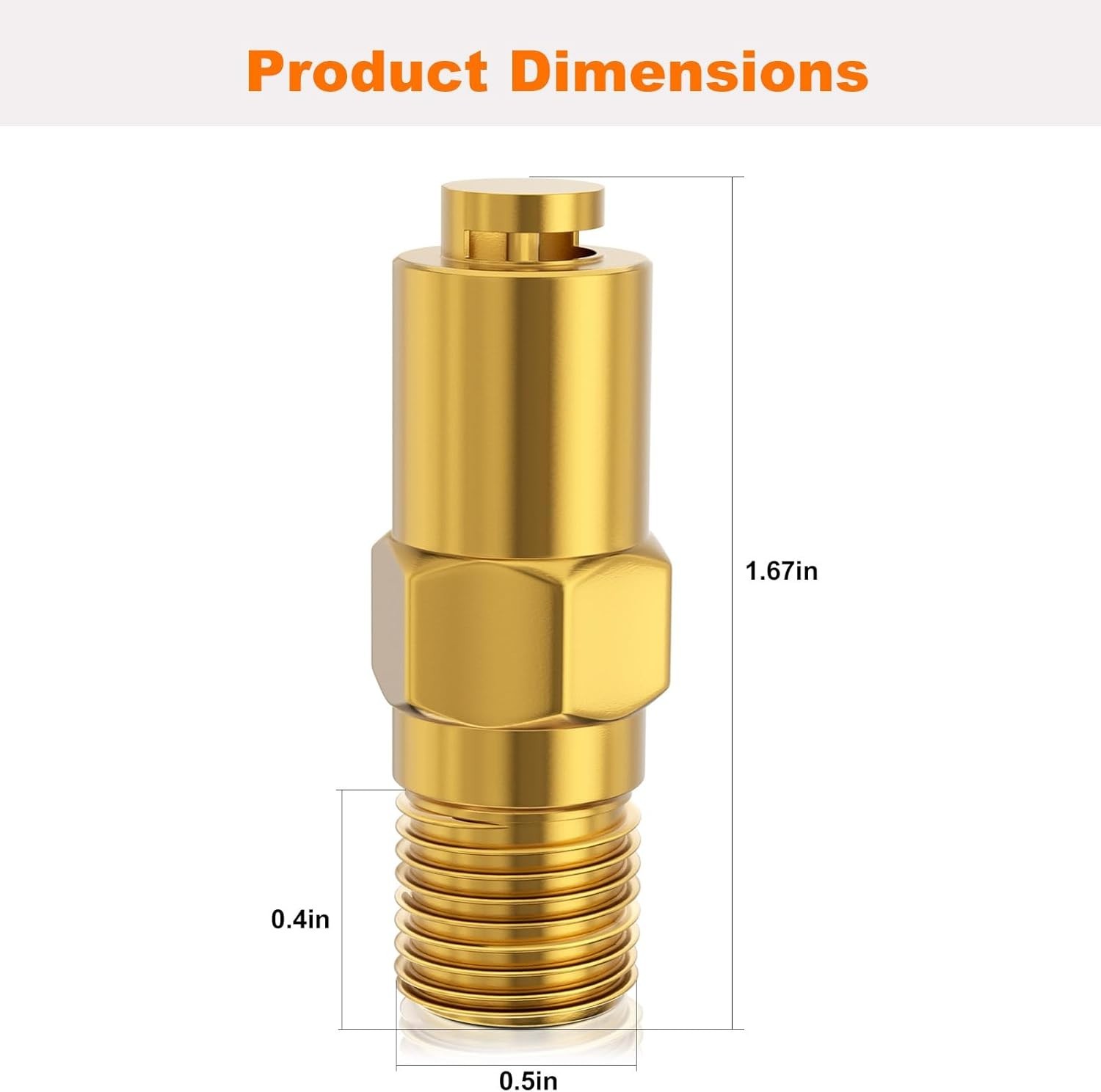 Pressure Washer Thermal Relief Valve 7101359 NPT 1/4 inch
