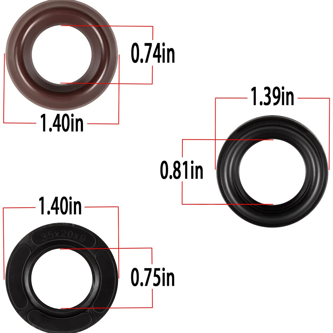 For Interpump General Pump Replacement Seal Packing Kit K69 TS2021 TS2010 TS1511