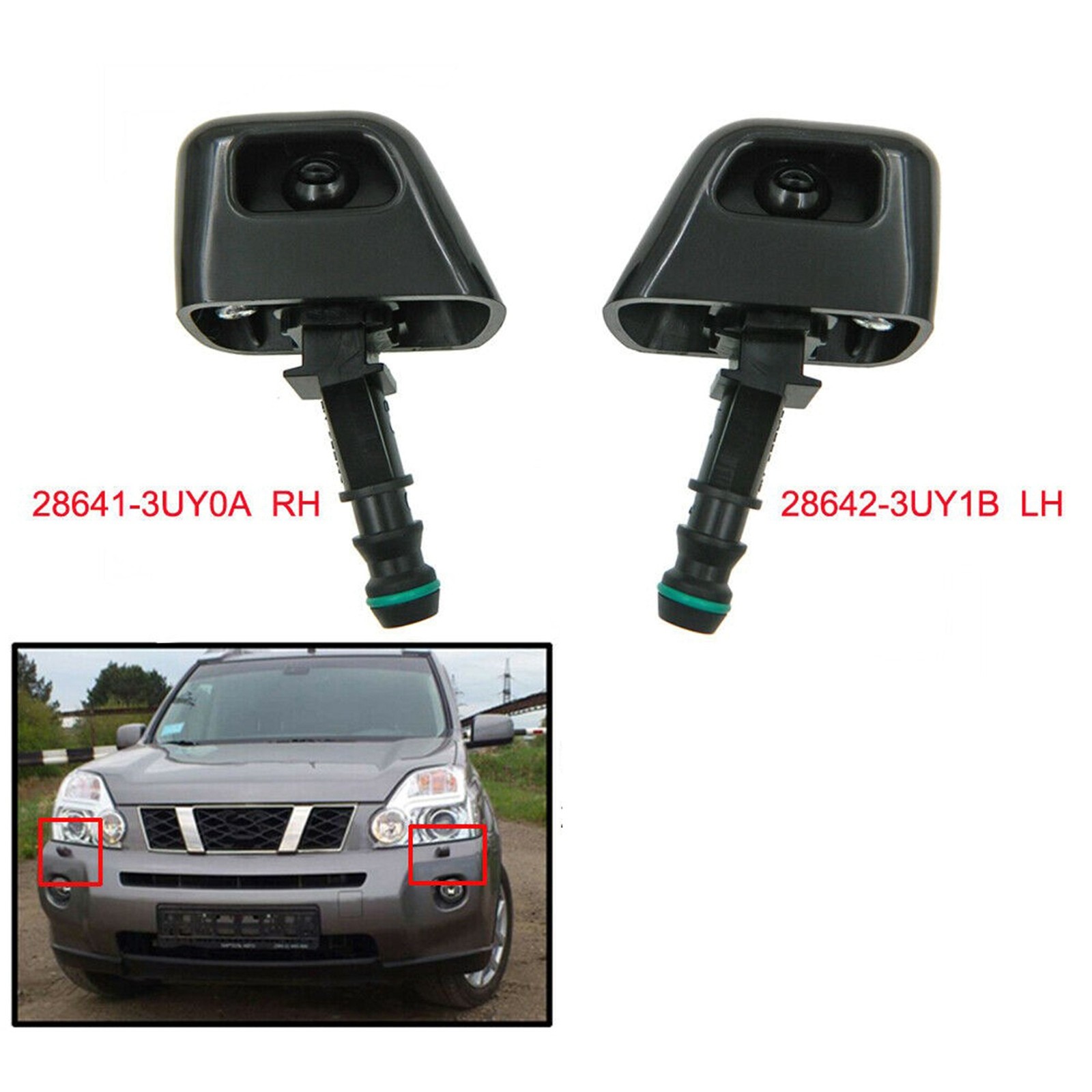 For Xtrail T31 2008 – 2014 Headlight Washer Nozzle Sprayer7469