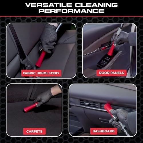 Compact High-Pressure Car Cleaning Tool | Ergonomic Mini Detailer | Air Compress