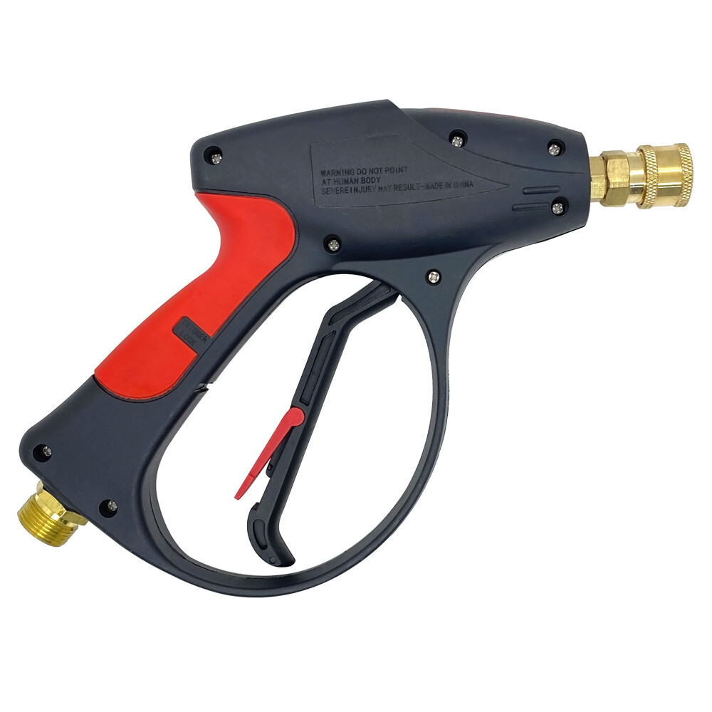 1/4″ High Pressure Washer Gun 4000 PSI Car Wash Foam Spray Short Wand w/5 Nozzle