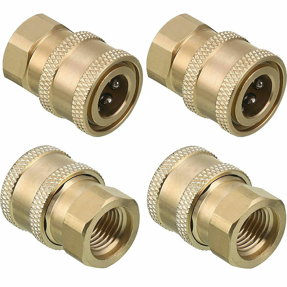 High Power 4X Pressure Washer Coupler 1/4 INCH Connect To Female NPT Fittings