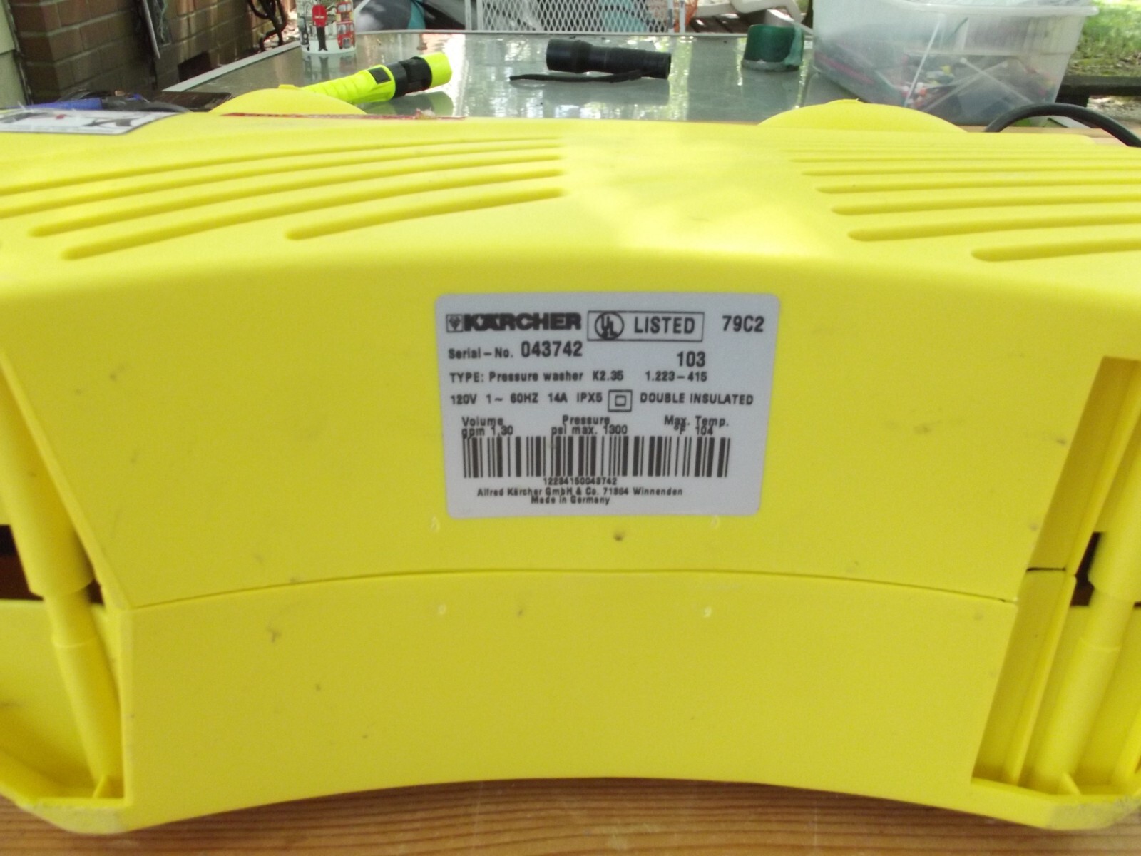 KARCHER (Karcher) high pressure washer With detergent tank / compact K2.35