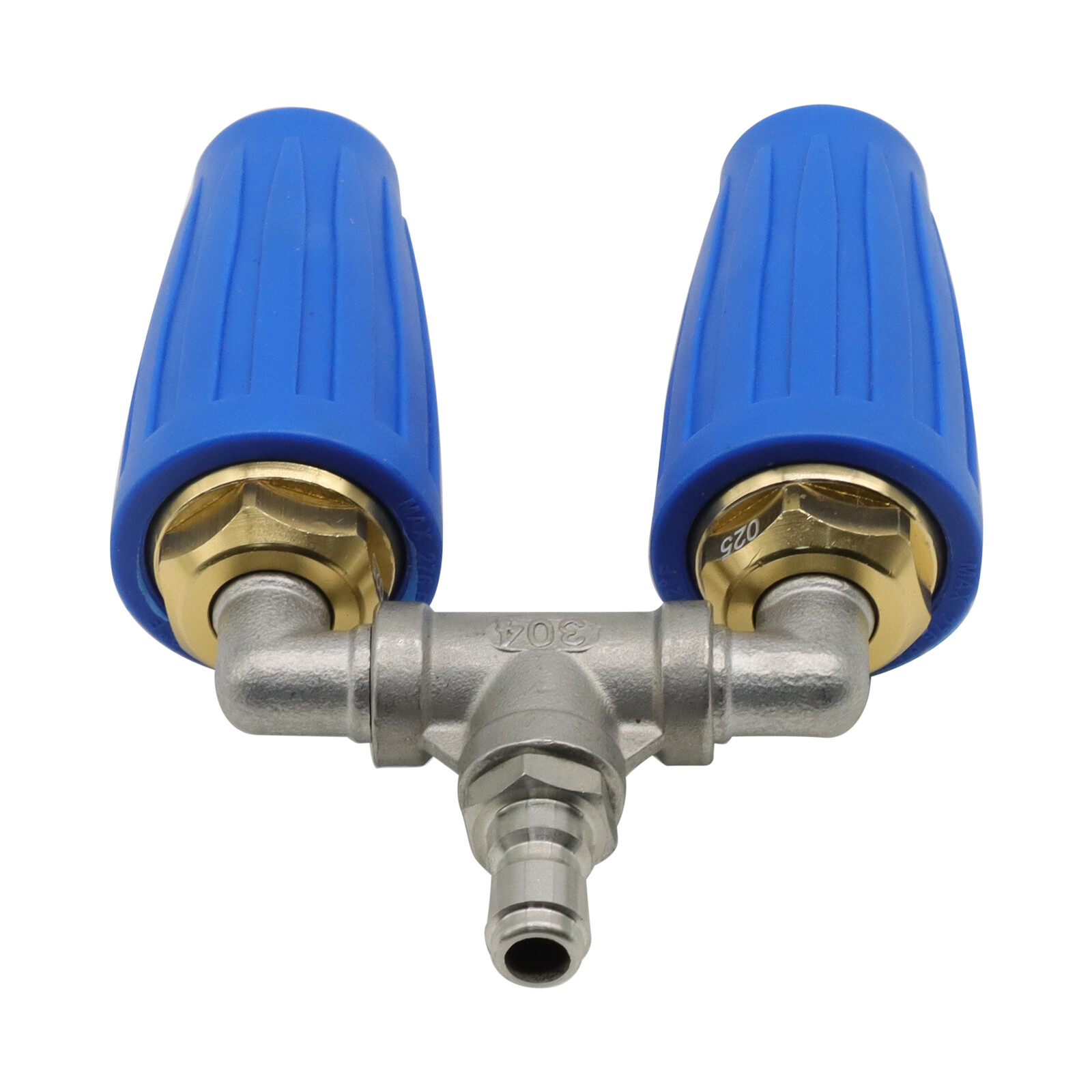 High-Pressure Washer Rotating Dual Turbo Nozzle Spray Tip 1/4″ 4000PSI 4-6GPM US