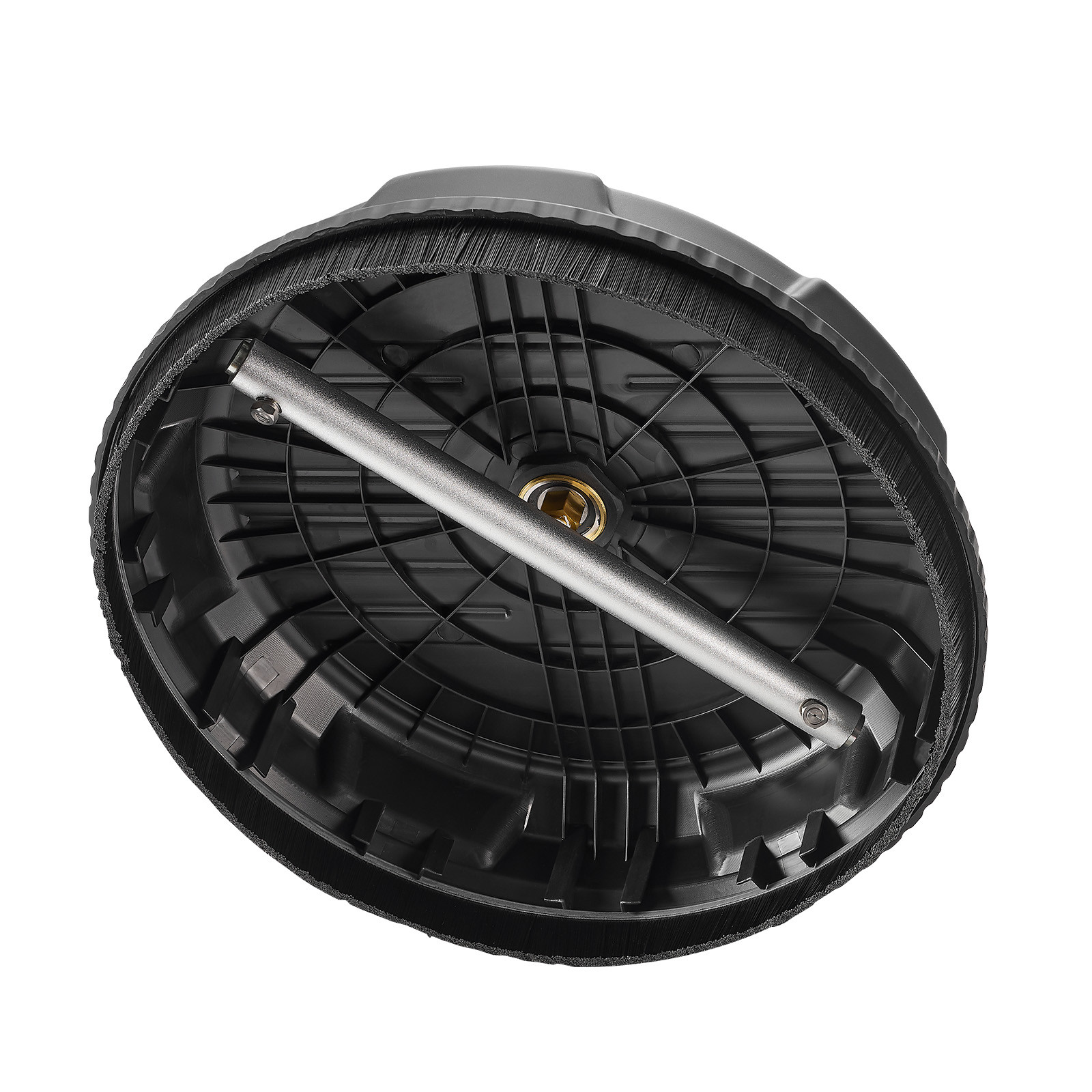 15″ Pressure Washer Surface Cleaner 4 Wheels 4000 Max PSI Plastic Black