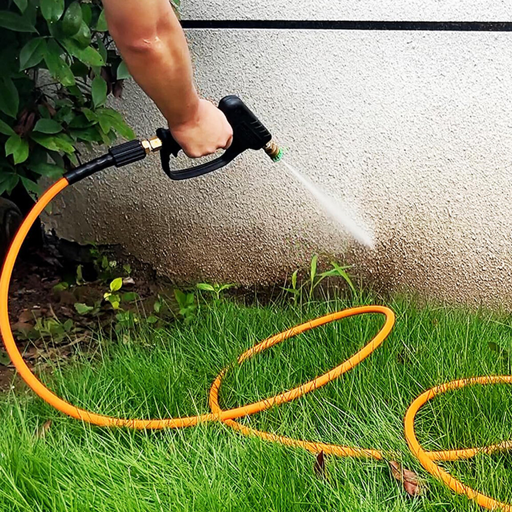 YAMATIC Pressure Washer Hose Wear-Resistant Kink Free Power Washer Hose 1/4″ M22