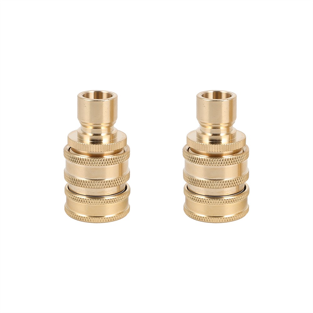 3/4″ Garden Hose Quick Connect Water SOLID Brass Female Male Connector Set New