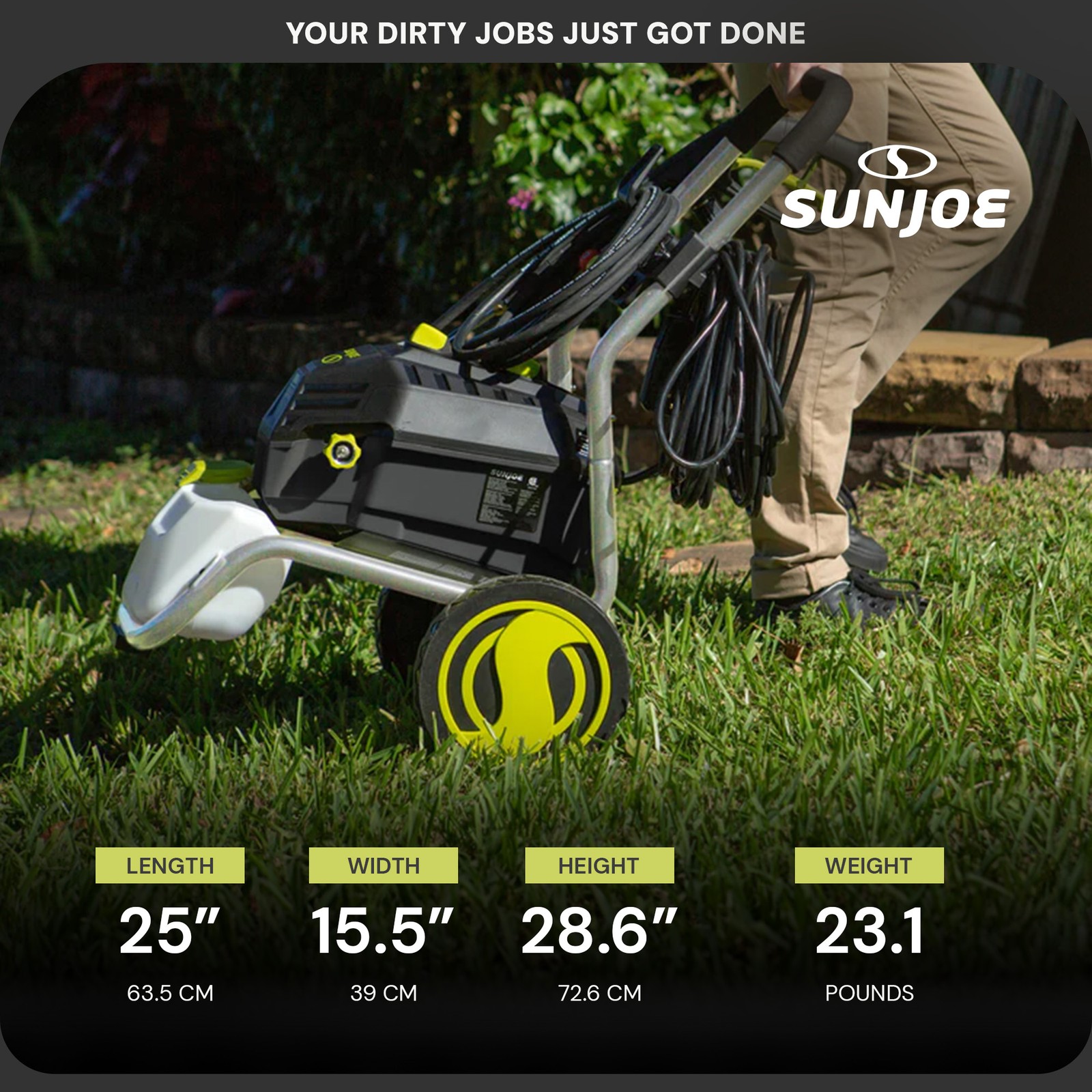 Sun Joe Electric Pressure Washer, Power Tool with 5 Quick Connect Tips, SPX4800