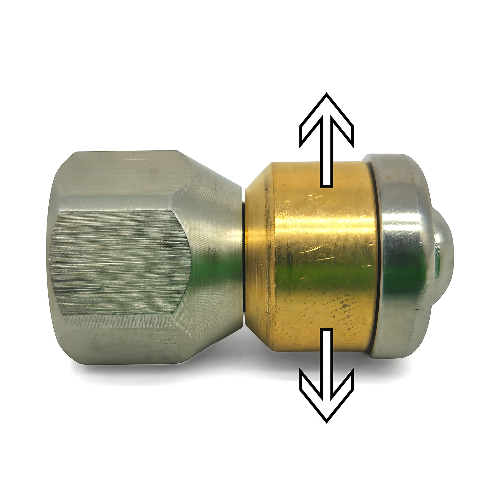 Suttner Rotating Duct Nozzle #5.5, 2 Side 1/4″ FPT