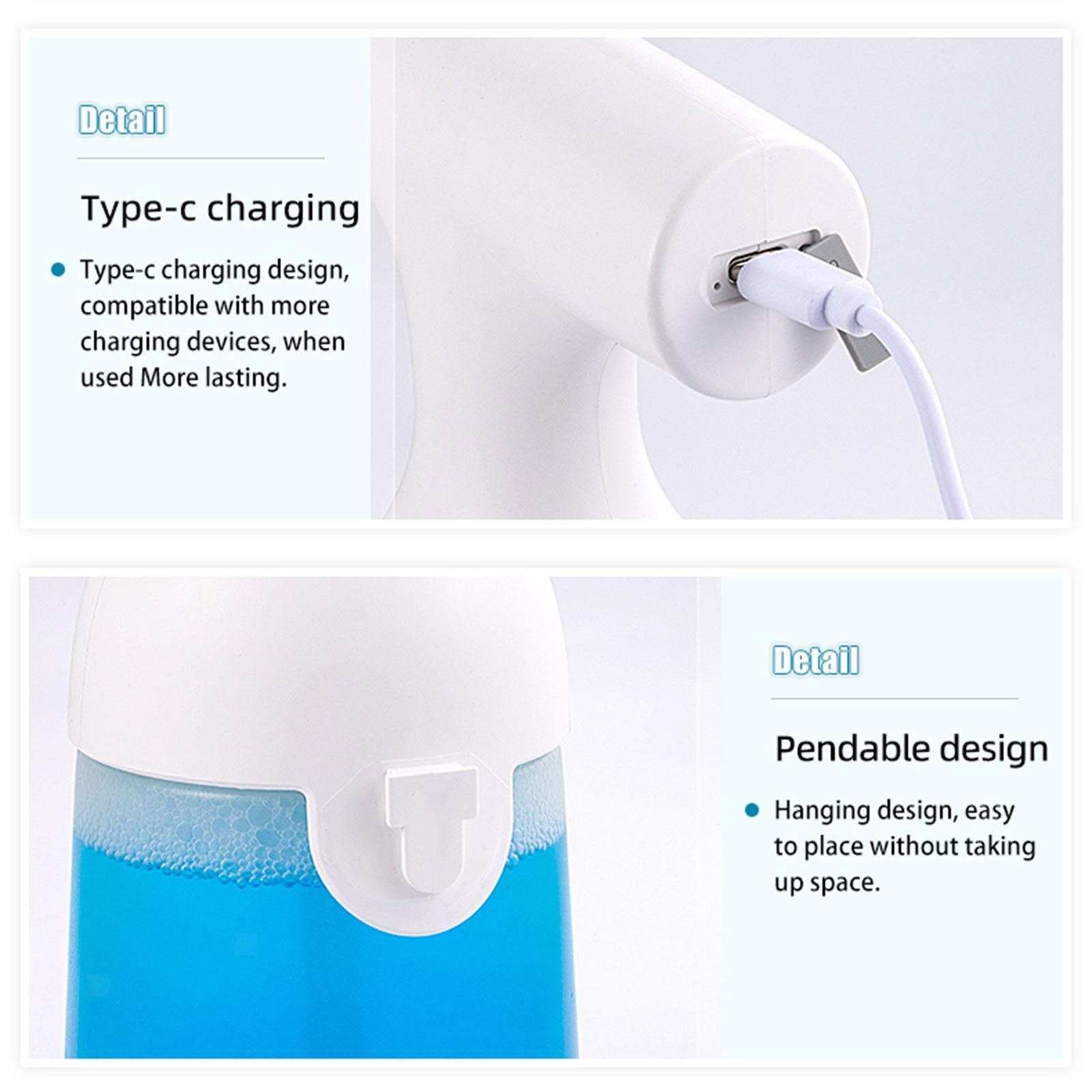Foam Sprayer Adjustable Nozzle 2 Washer Nozzles Hungable Easy to Carry Handheld