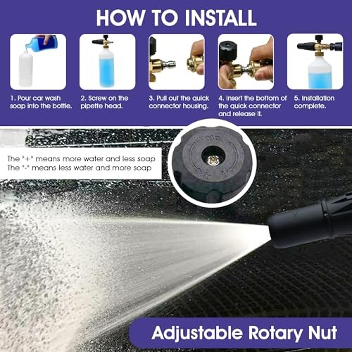 S.M. Arnold Speedy Super FOAMER Foam Cannon Soap Sprayer for Car Super Foamer