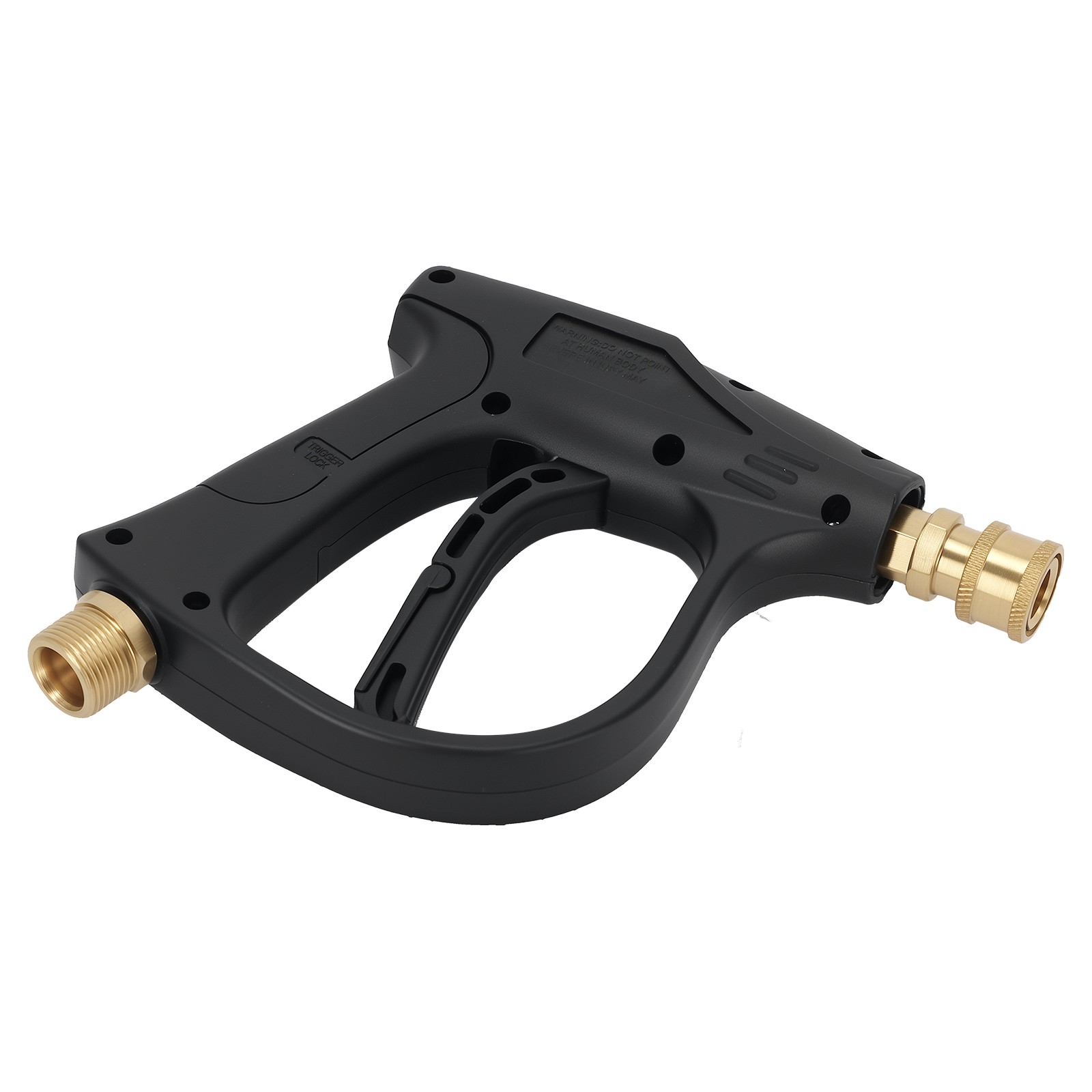 4000 PSI Pressure Washer Gun 1/4″ with 5 Nozzles Car Wash Foam Spray Short Wand
