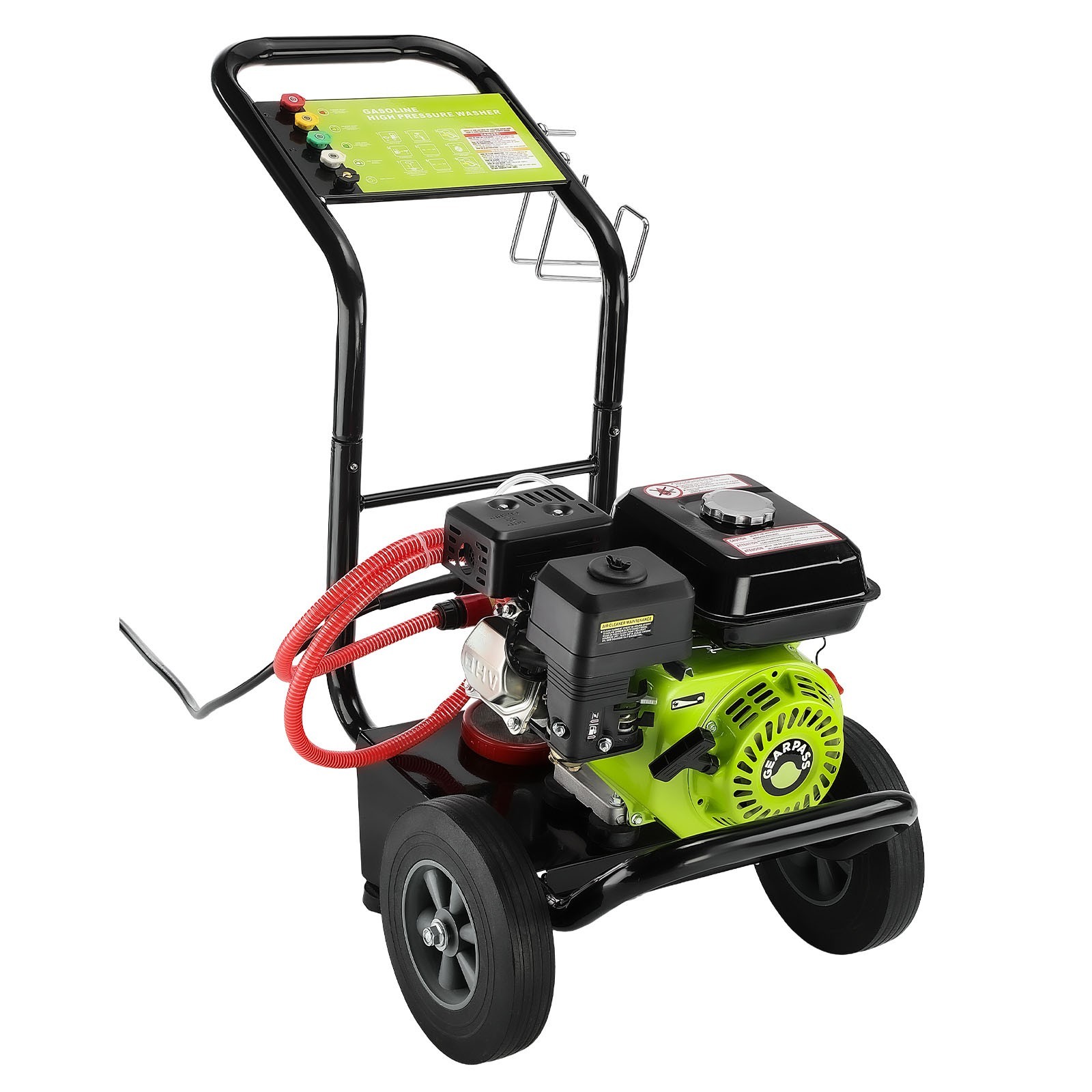 Gas Pressure Washer Gas Powered Washer 3500 PSI/240BAR 2.6 GPM 212cc 5 Nozzles